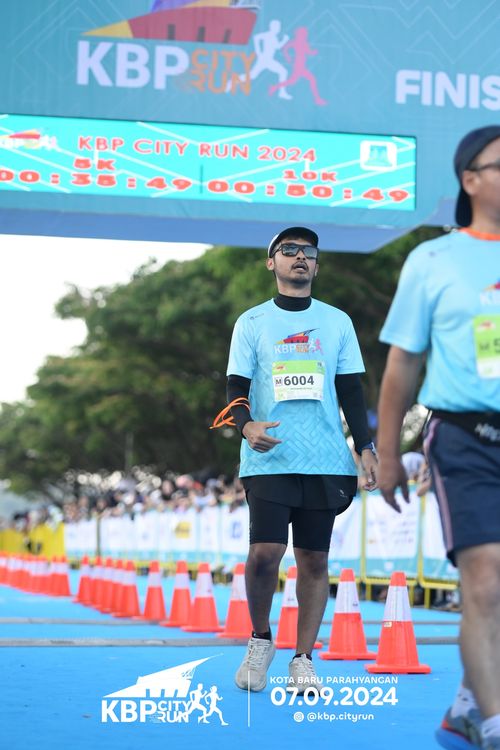 Race photo from KBP City Run 2024