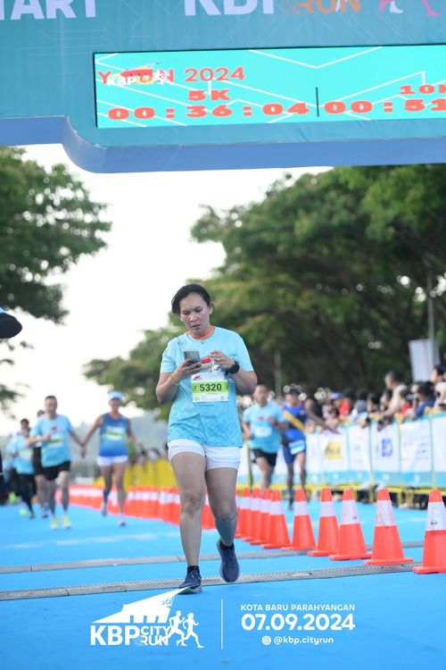 Race photo from KBP City Run 2024