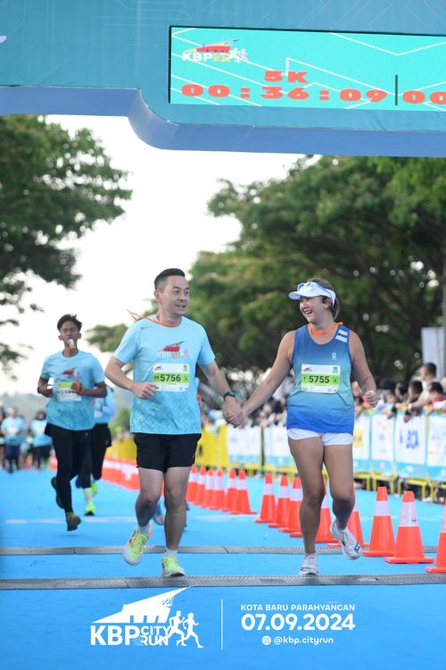 Race photo from KBP City Run 2024