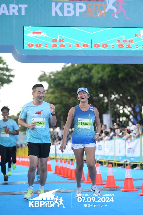 Race photo from KBP City Run 2024