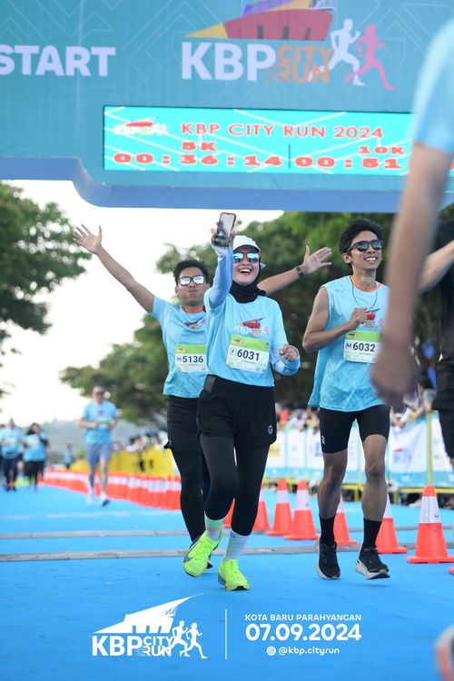 Race photo from KBP City Run 2024
