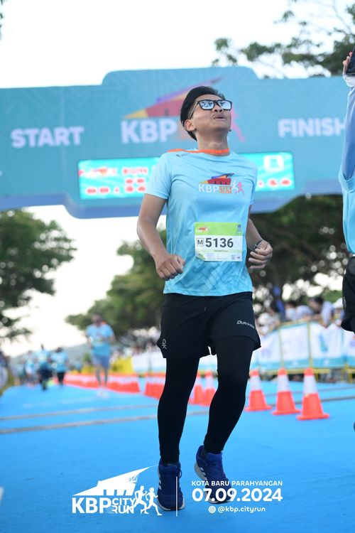 Race photo from KBP City Run 2024