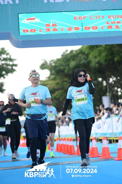 Race photo from KBP City Run 2024