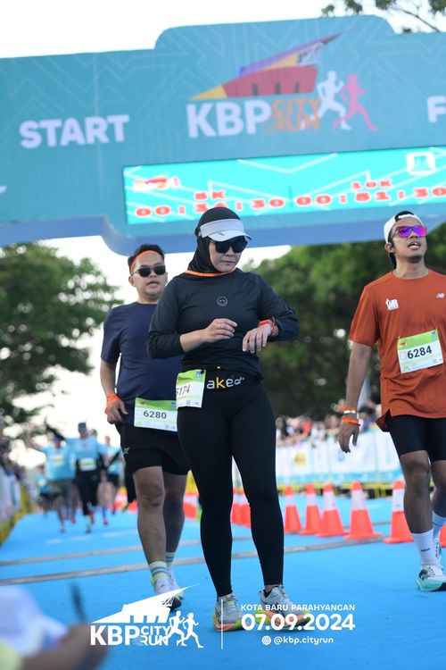 Race photo from KBP City Run 2024