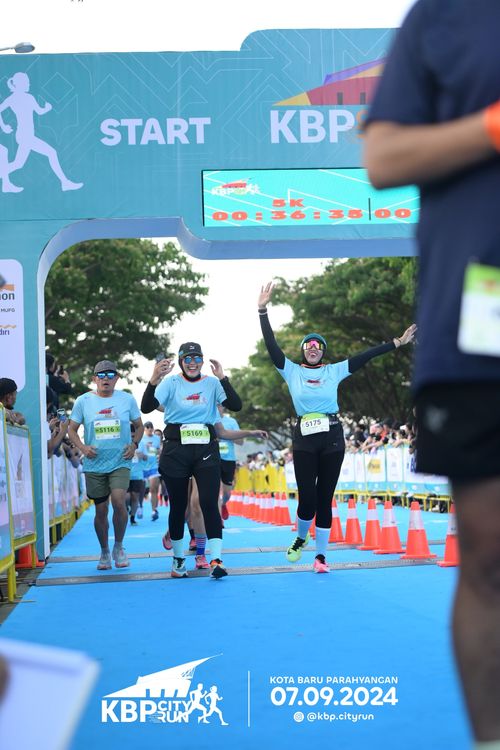 Race photo from KBP City Run 2024
