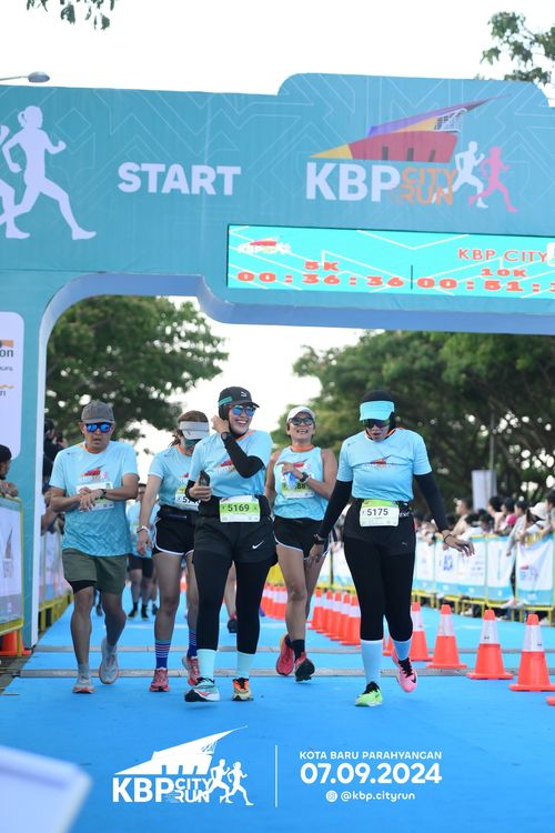 Race photo from KBP City Run 2024