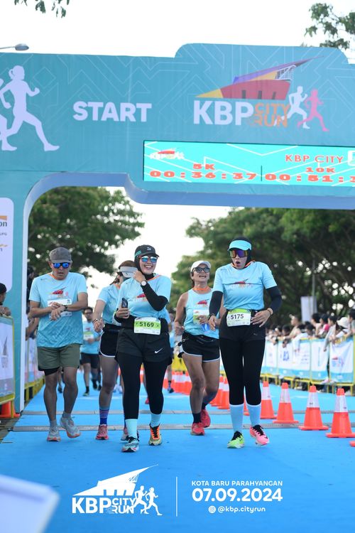 Race photo from KBP City Run 2024
