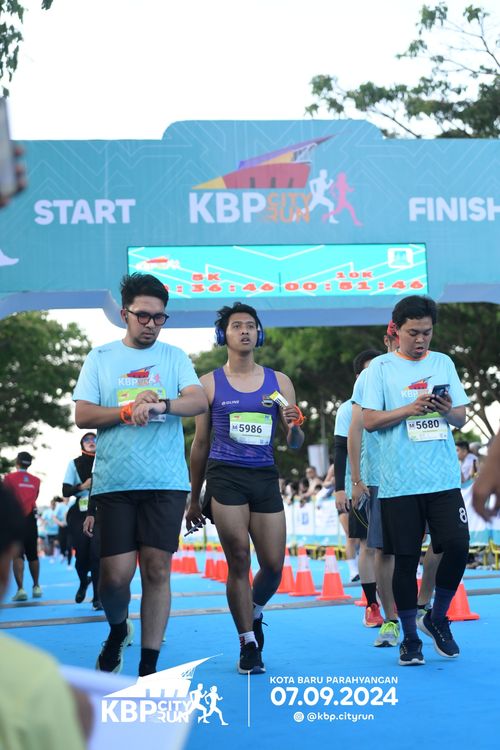 Race photo from KBP City Run 2024