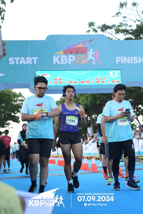 Race photo from KBP City Run 2024