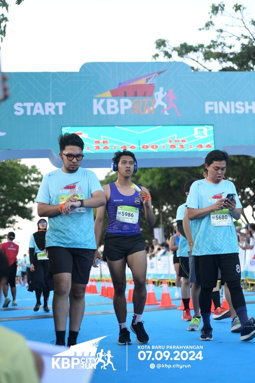 Race photo from KBP City Run 2024