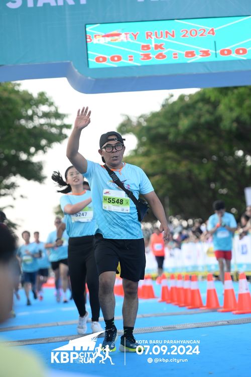 Race photo from KBP City Run 2024