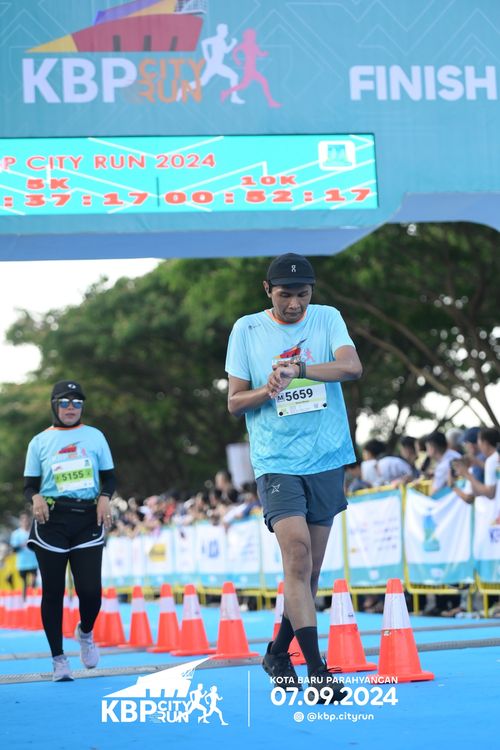 Race photo from KBP City Run 2024