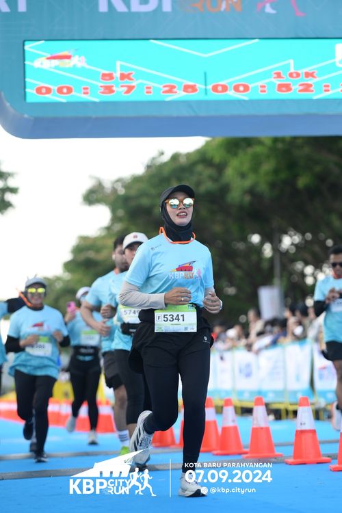 Race photo from KBP City Run 2024