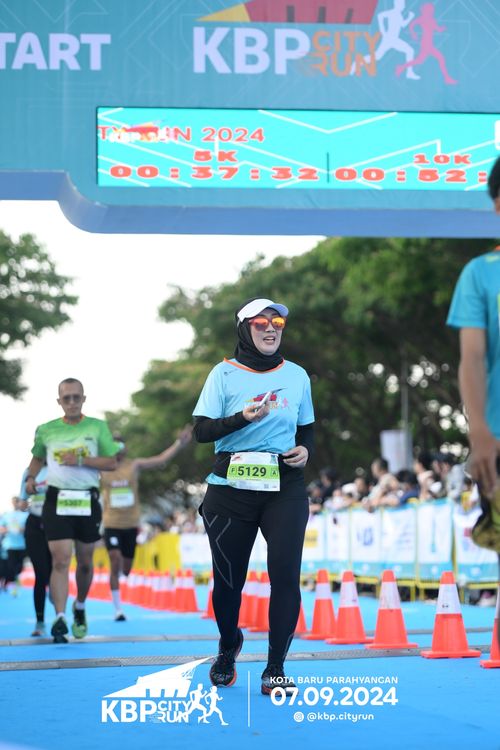 Race photo from KBP City Run 2024
