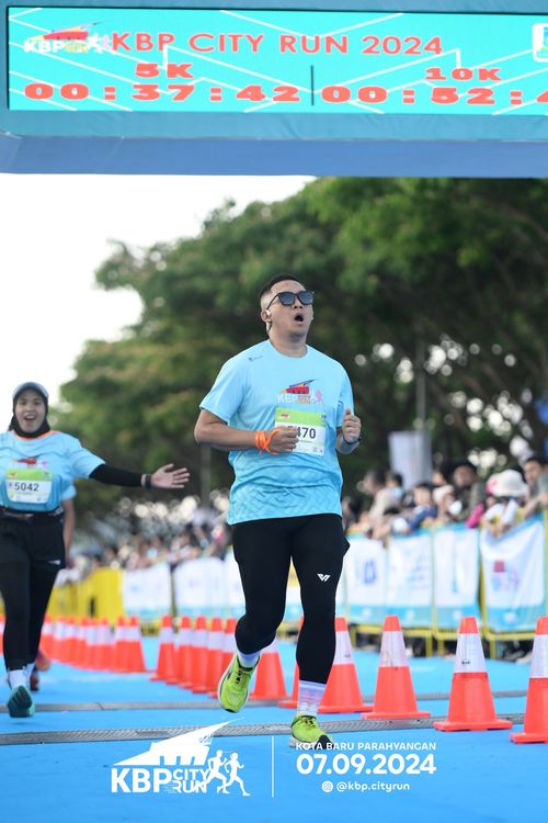 Race photo from KBP City Run 2024