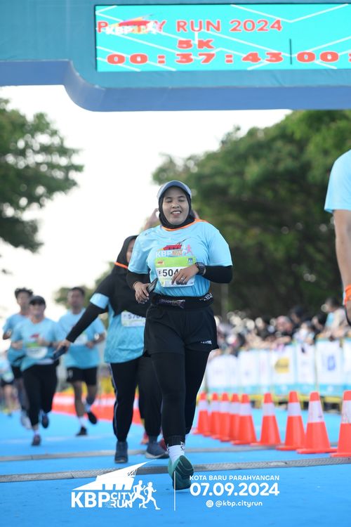 Race photo from KBP City Run 2024