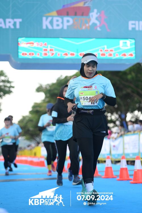 Race photo from KBP City Run 2024
