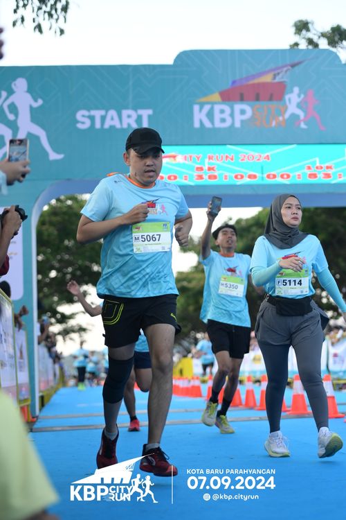 Race photo from KBP City Run 2024