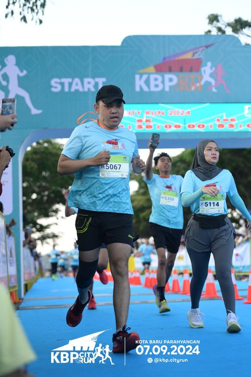 Race photo from KBP City Run 2024