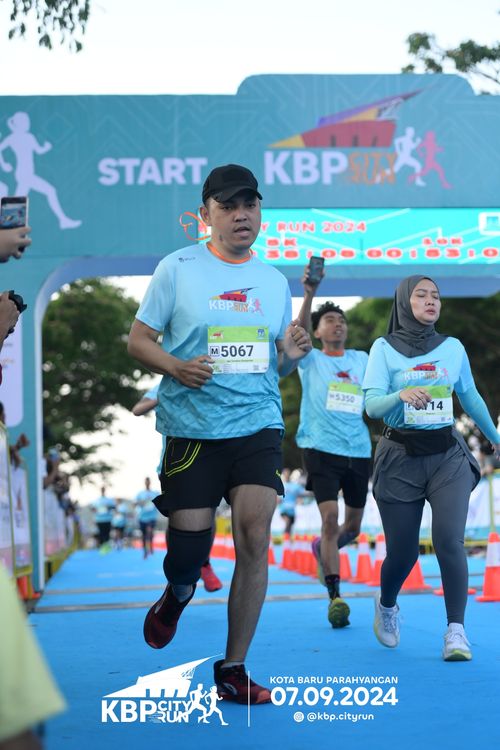Race photo from KBP City Run 2024