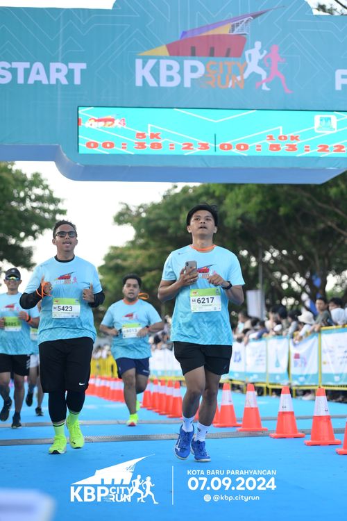 Race photo from KBP City Run 2024