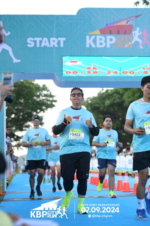 Race photo from KBP City Run 2024