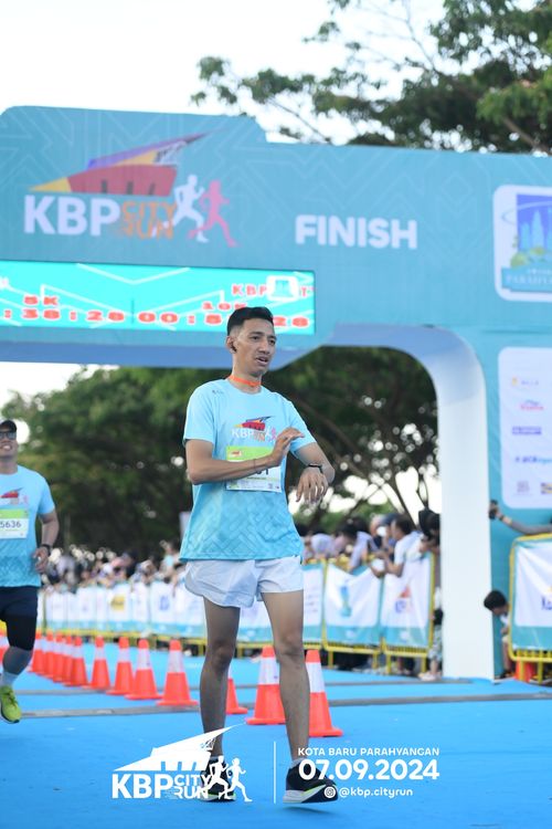 Race photo from KBP City Run 2024