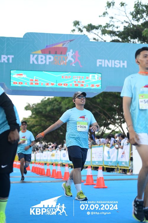 Race photo from KBP City Run 2024