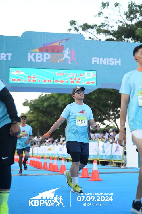 Race photo from KBP City Run 2024
