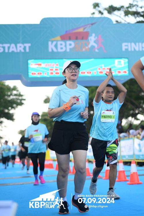 Race photo from KBP City Run 2024