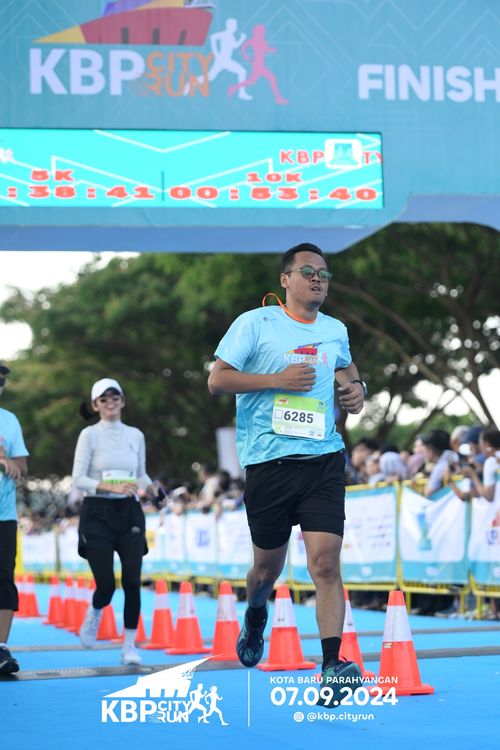 Race photo from KBP City Run 2024