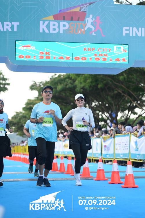 Race photo from KBP City Run 2024