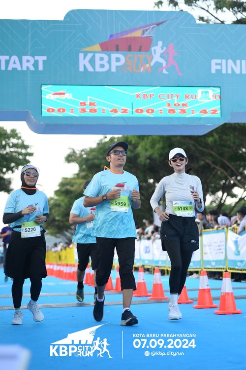 Race photo from KBP City Run 2024