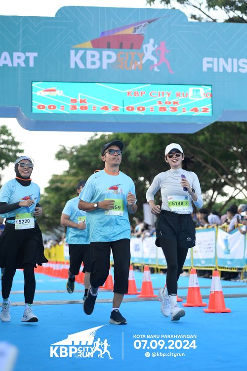 Race photo from KBP City Run 2024