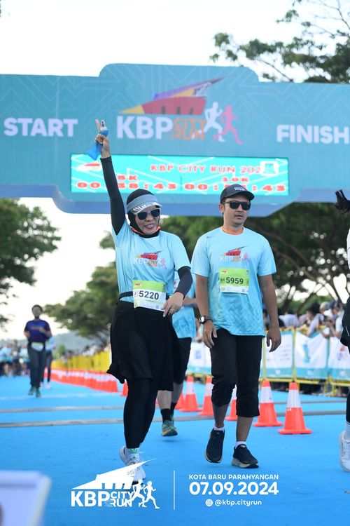 Race photo from KBP City Run 2024
