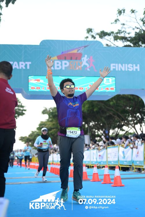 Race photo from KBP City Run 2024