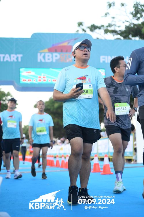 Race photo from KBP City Run 2024