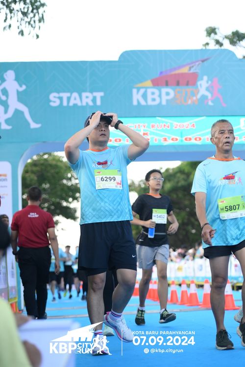Race photo from KBP City Run 2024