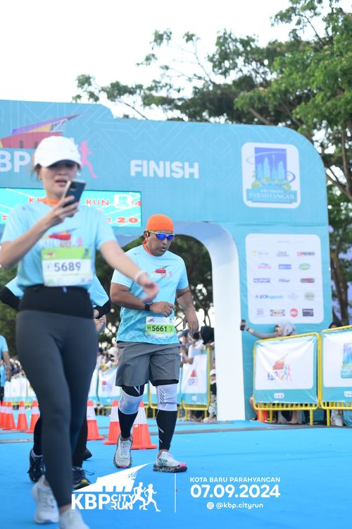 Race photo from KBP City Run 2024