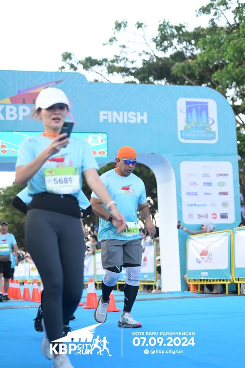 Race photo from KBP City Run 2024