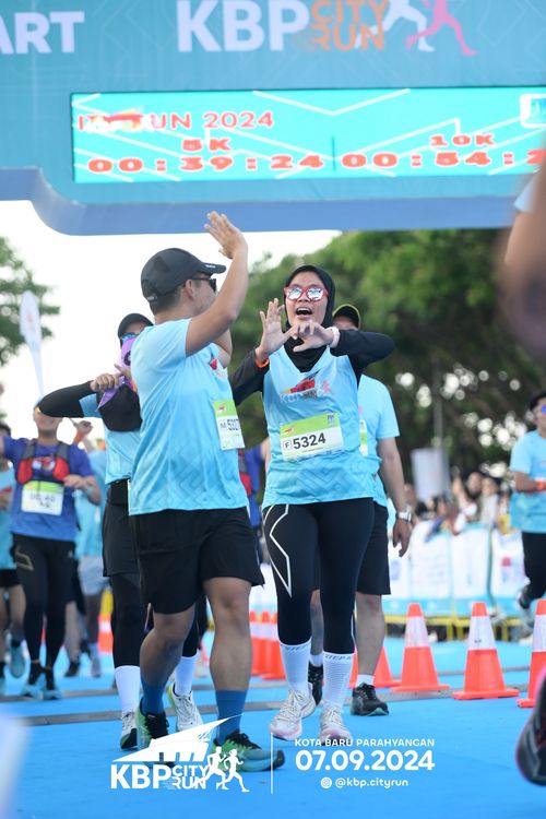 Race photo from KBP City Run 2024
