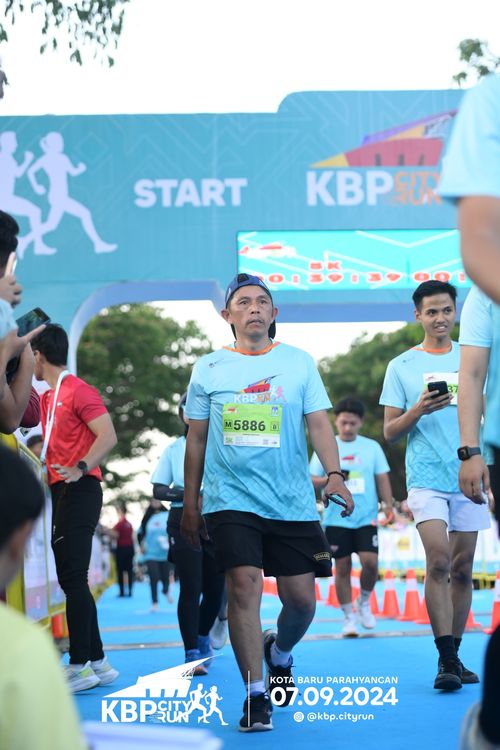 Race photo from KBP City Run 2024