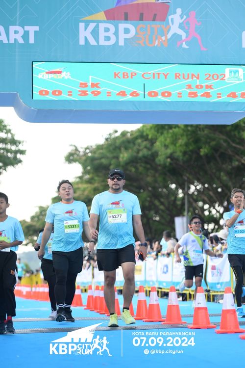 Race photo from KBP City Run 2024