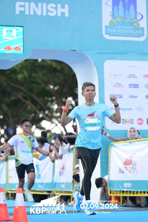 Race photo from KBP City Run 2024