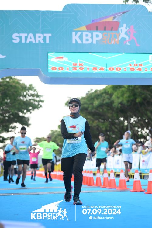 Race photo from KBP City Run 2024