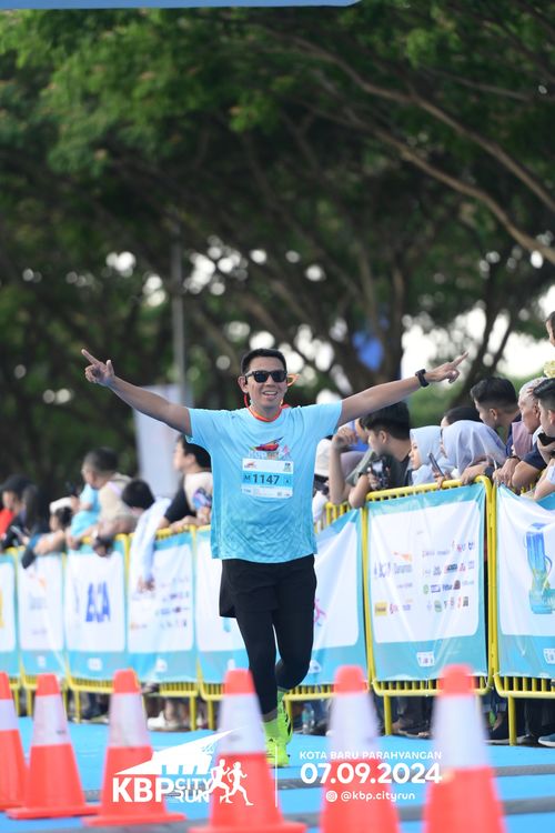 Race photo from KBP City Run 2024