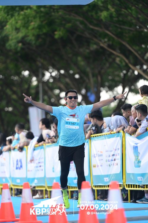 Race photo from KBP City Run 2024