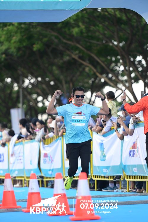 Race photo from KBP City Run 2024