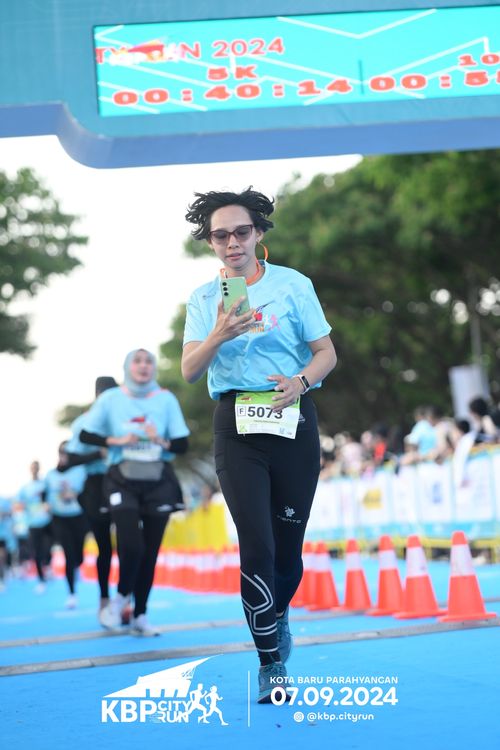 Race photo from KBP City Run 2024