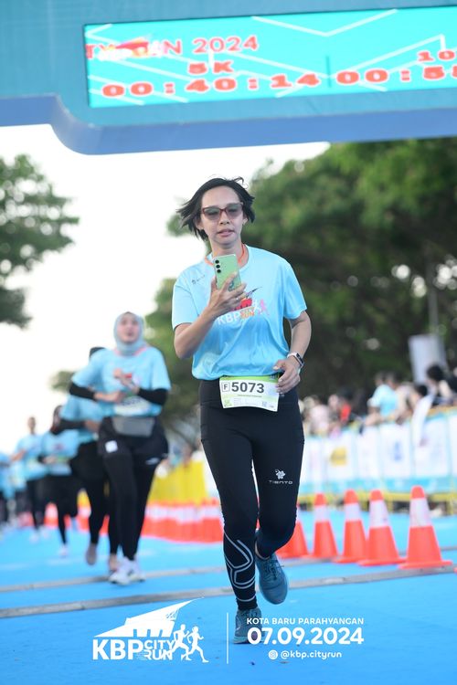 Race photo from KBP City Run 2024